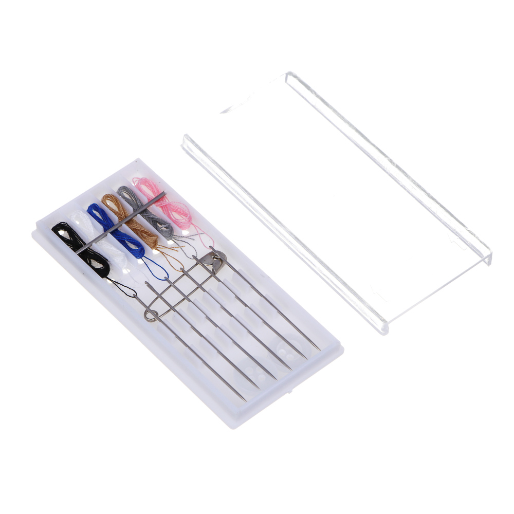 Набор швейный дорожный 15 пр., 7,5х3,5см, металл, пластик - #2