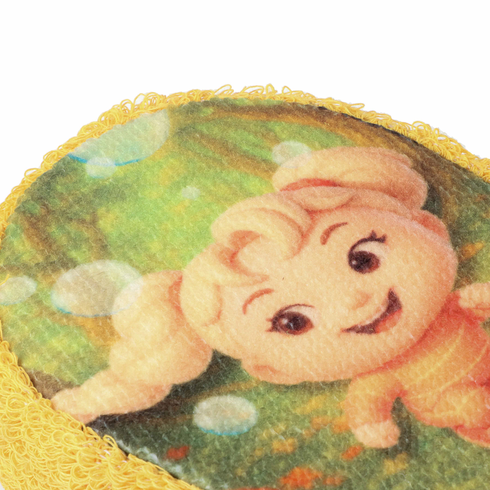 Мочалка-губка детская BY Русские Супергерои, размер 13x10x3см, пенополиуретан, 100% хлопок, 0+ - #16