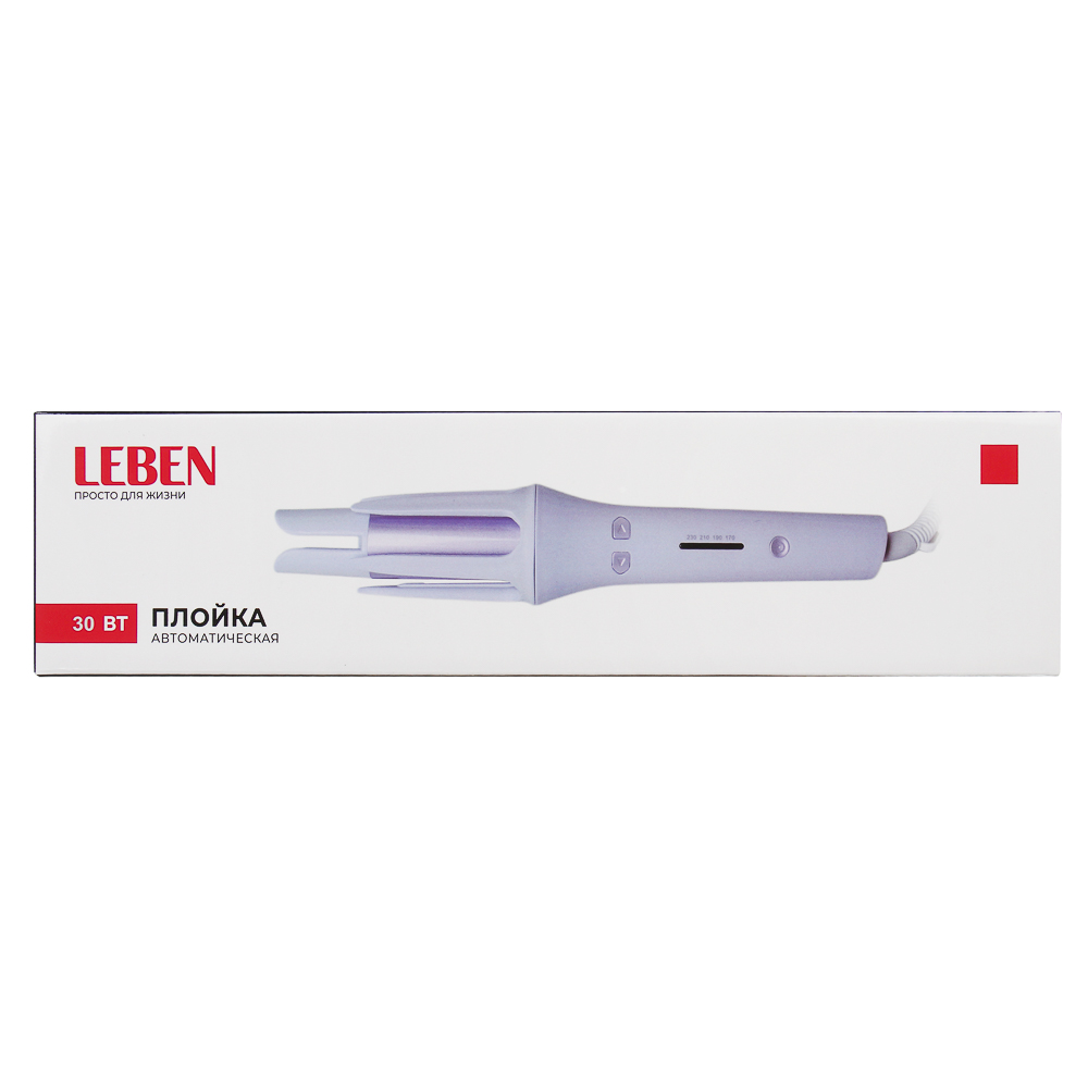 LEBEN Плойка автоматическая для локонов, 30Вт, d=32мм, керамическое покрытие, 220В - #9