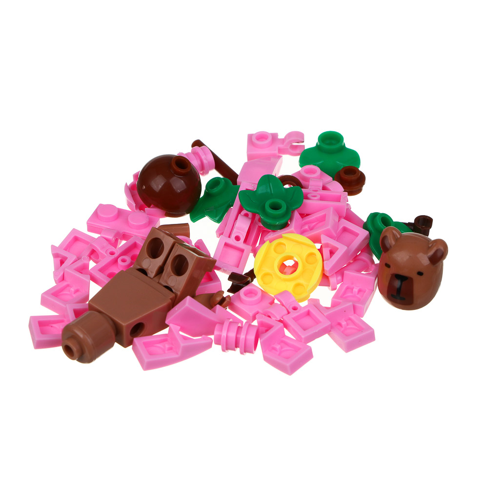 ИГРОЛЕНД Конструктор "Мир Капибарчиков", 14,5х4х9,5 см, ABS, 6 видов - #4