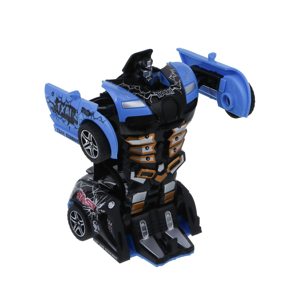 ИГРОЛЕНД Робот трансформирующийся "Герой города", инерция, ABS, 5,5х12,5х3,8 см, 3 дизайна - #5