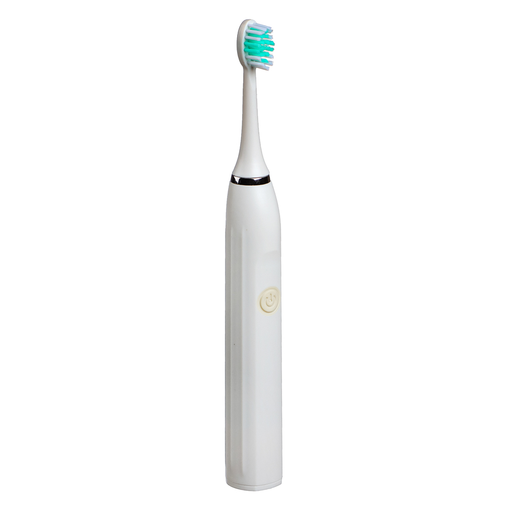 LEBEN Электрическая зубная щётка, 3.5 Вт, 2 насадки в комплекте, белый - #1