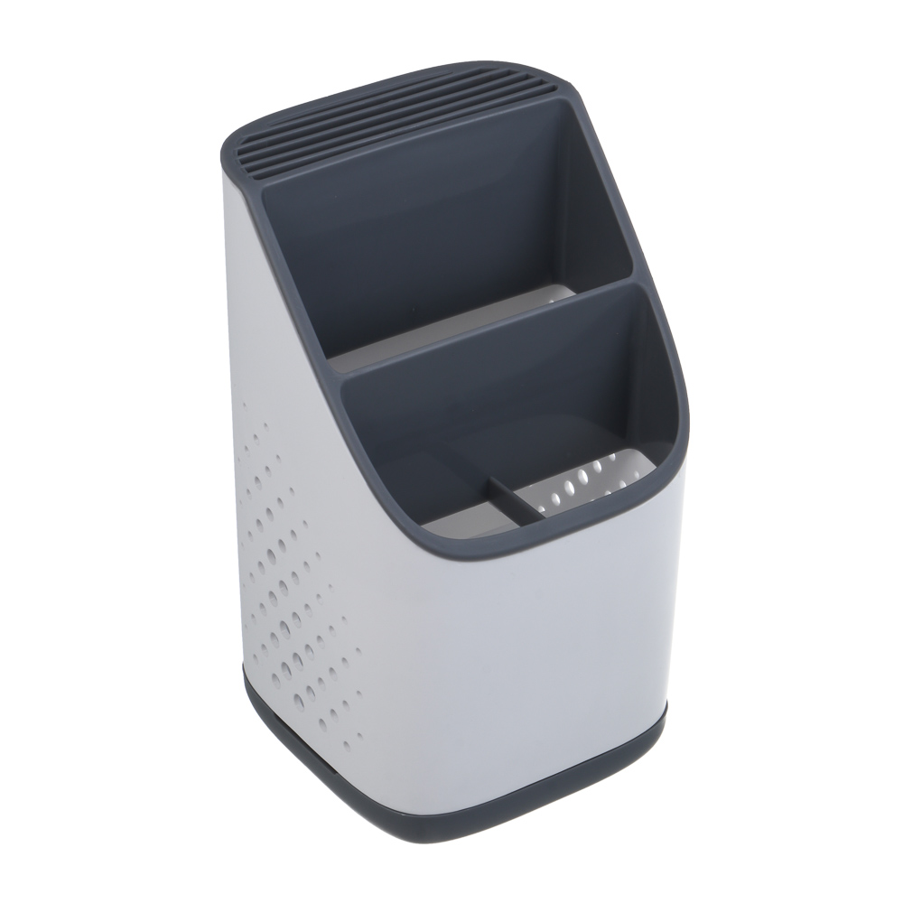 Подставка для столовых приборов тм VETTA, 23x13x13см, полипропилен, цвет белый - #1