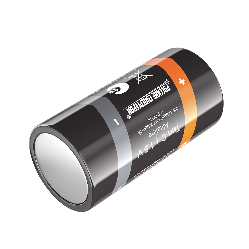 Батарейки C BY (LR14) 2шт в блистере, щелочные 1.5В - #4