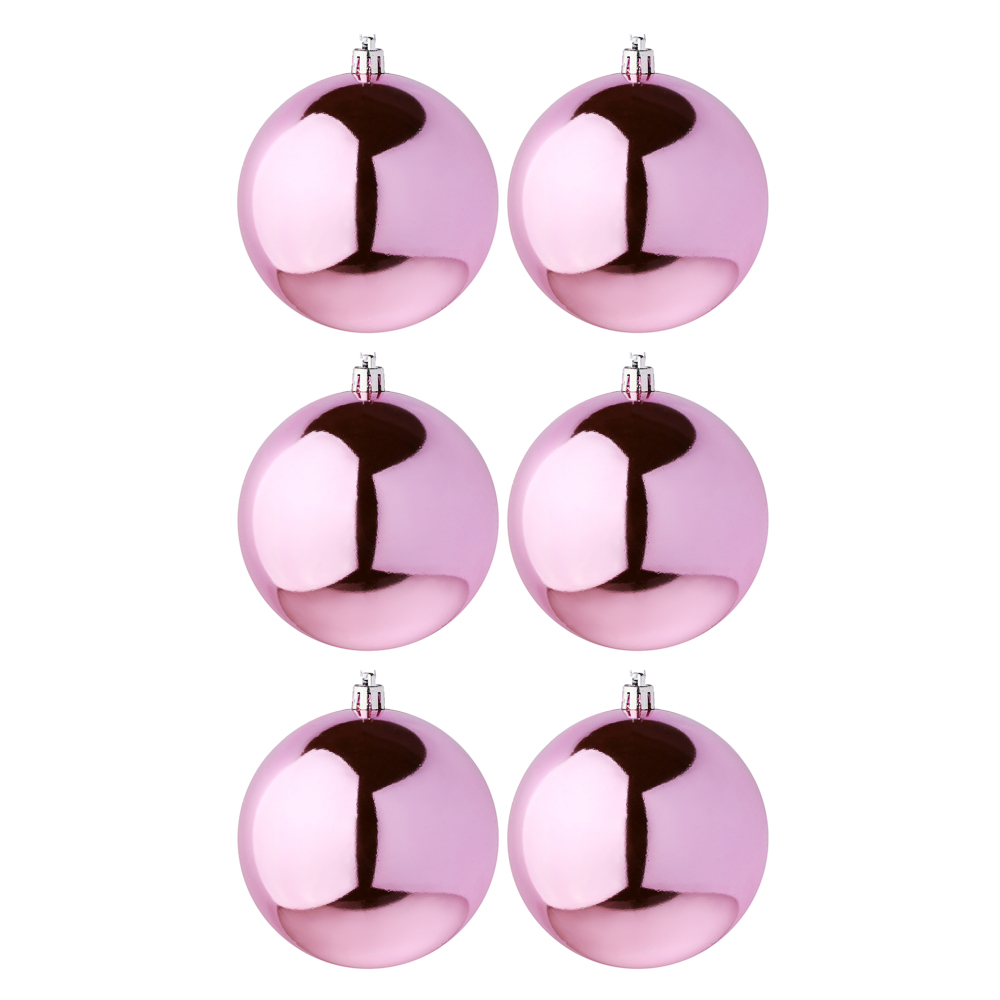 Набор шаров Сноубум, розовый, 6 шт - #1