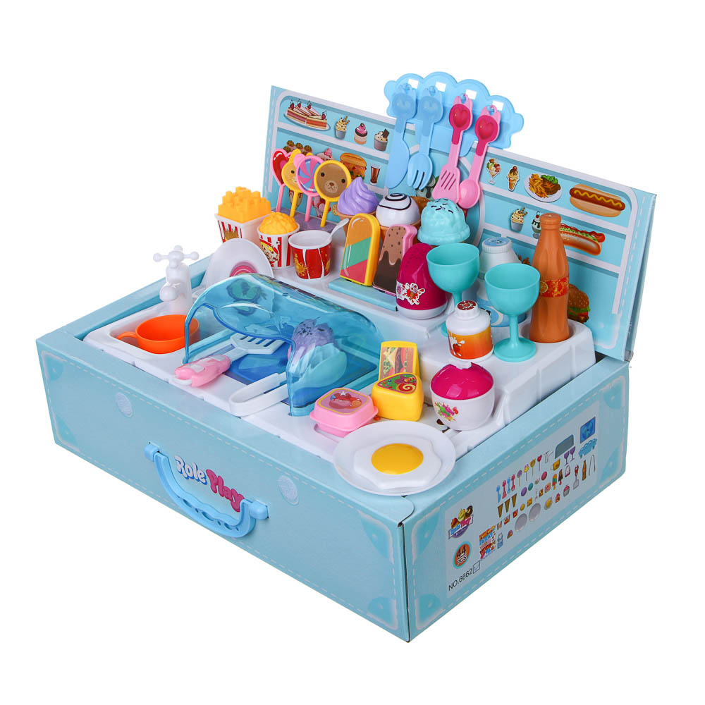 ИГРОЛЕНД Игровой набор Кухня в чемодане, PP, ABS, 39х26х10,5 см - #9