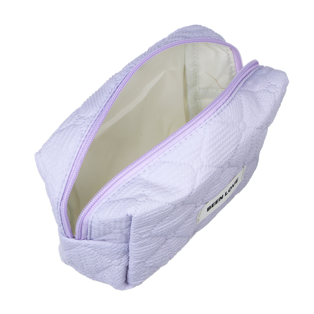 ЮL Косметичка стеганая дутая Килт, 100% ПЭ, 17х12х8см, 2 цвета - #4