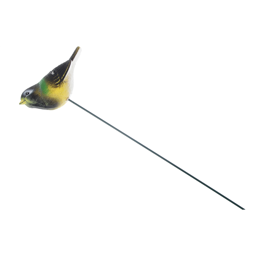 Фигурка на стержне "Птица" тм INBLOOM, 13х6х60см, полистирол, металл - #7