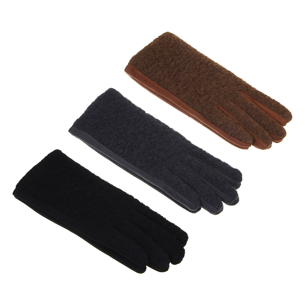 GALANTE Перчатки женские контактные, р.18-20, 50% спандекс, 50% полиэстер, цвета в ас-те, ОЗ25-07 - #1