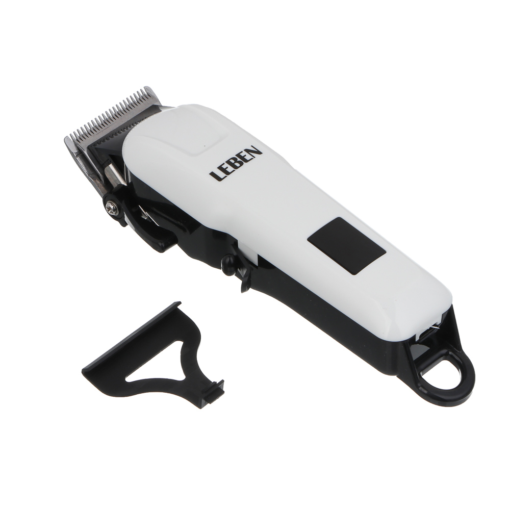 LEBEN Машинка для стрижки волос, 4 насадки: 3/7/9/12мм, Li-ion 3,7в/1200мАч, USB - #6