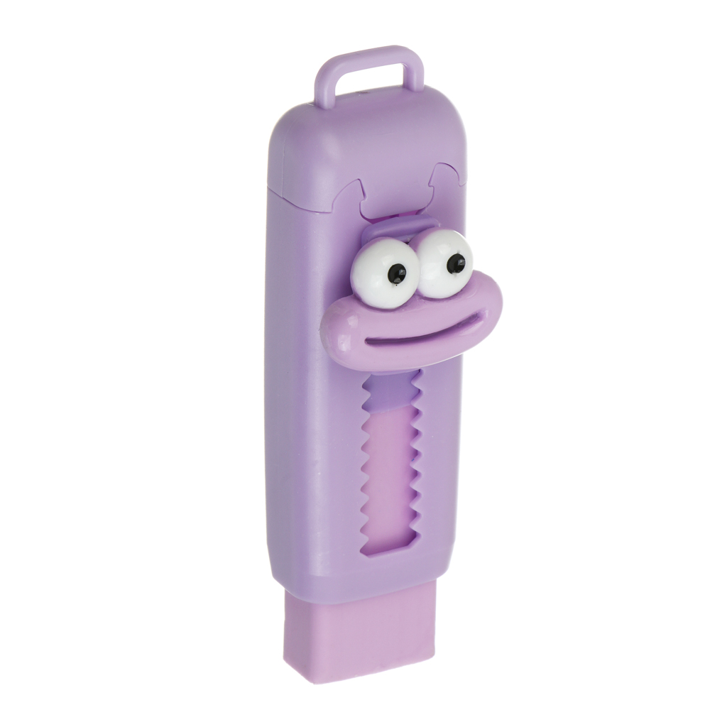 Ластик выдвижной "Мемы", 8,5х2,5см, ТПР, пластик, 4 вида, шоу-бокс - #4