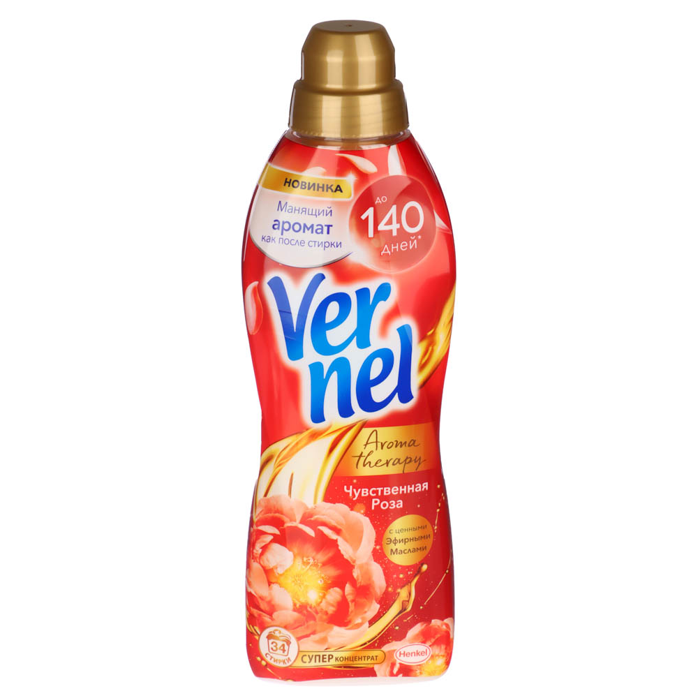 Кондиционер для белья VERNEL Aroma Чувственная роза, п/б, 870 мл - #1