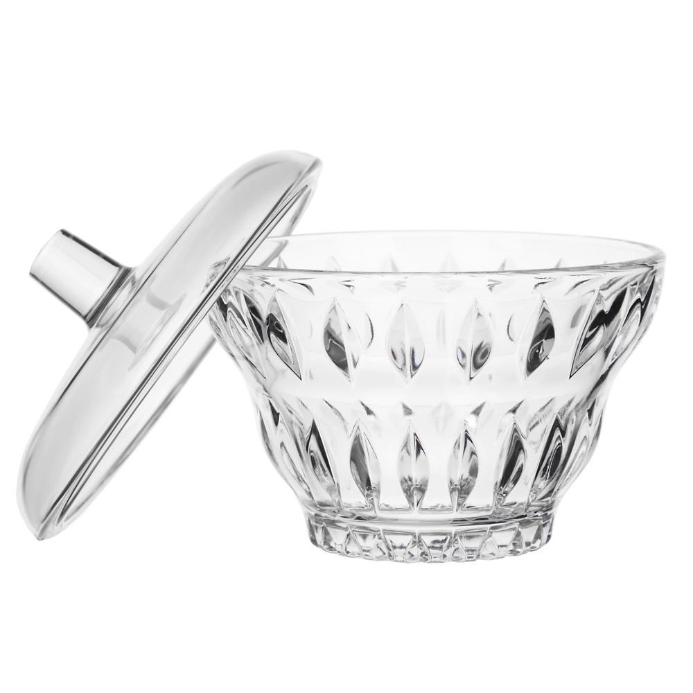 LUMINARC Сахарница с крышкой Айсд Диамант/Айсд Винтаж, стекло, 2 дизайна - #4