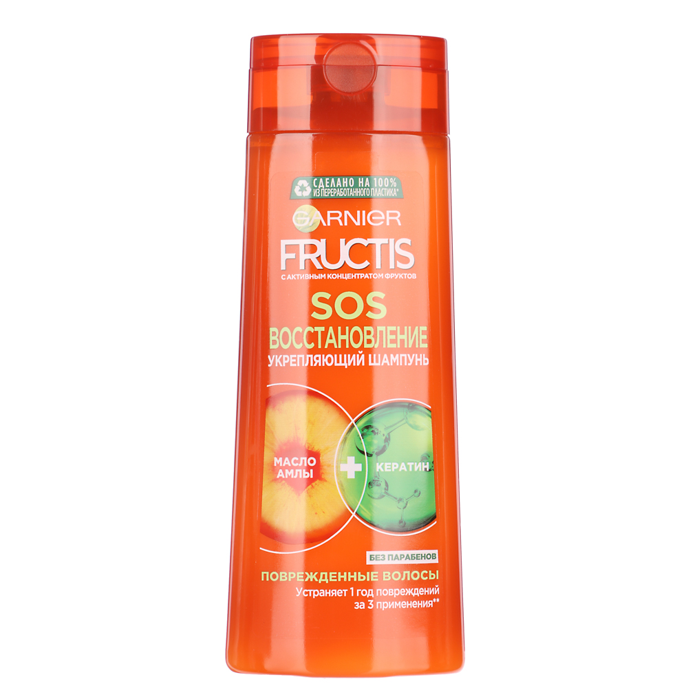 Шампунь для волос GARNIER FRUCTIS SOS Восстановление, укрепляющий, п/б, 250мл - #1