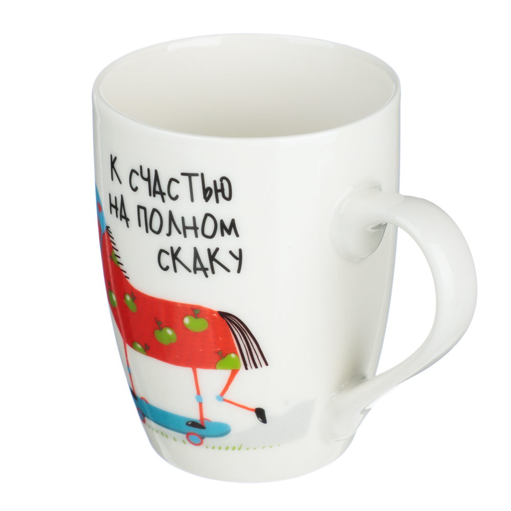 MILLIMI На полном скаку Кружка, 340мл, 2 дизайна, фарфор - #3