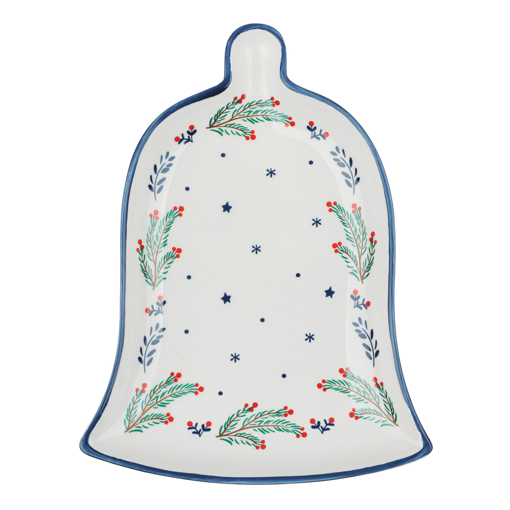 MILLIMI Нордик Блюдо в форме колокольчика, 20х15х2,5см, керамика - #1