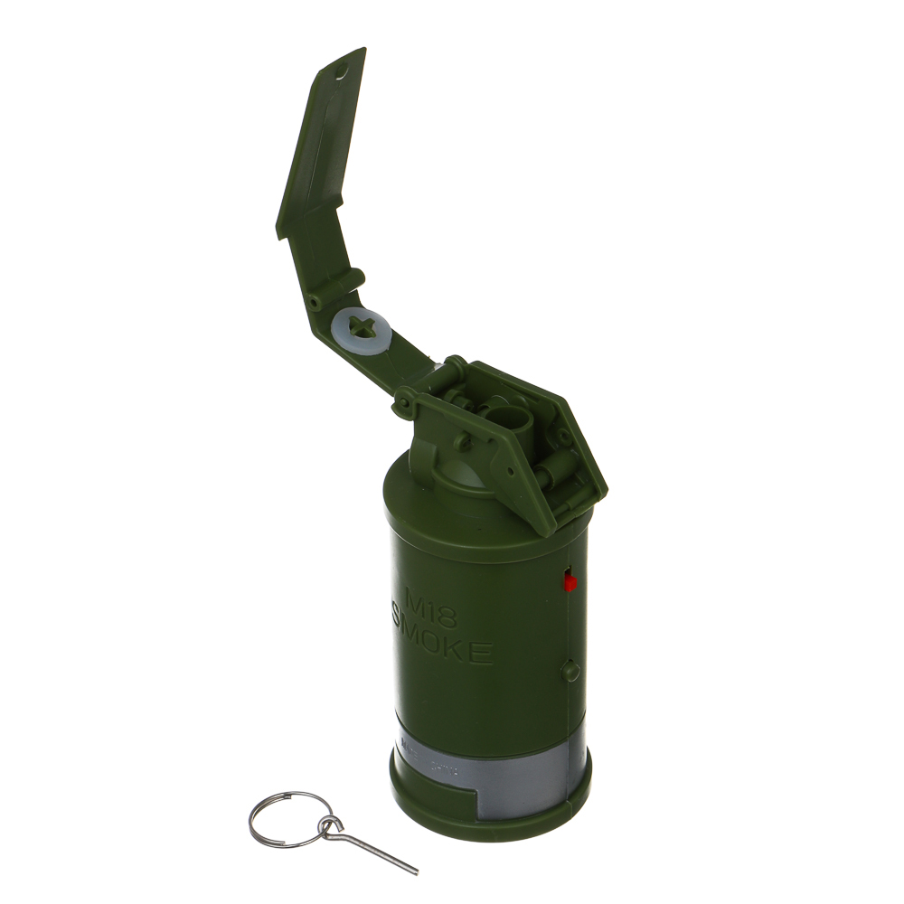 ИГРОЛЕНД Граната с дымом, свет, звук, 3хАА, ABS, 14х21,5х6 см, 2 дизайна - #10