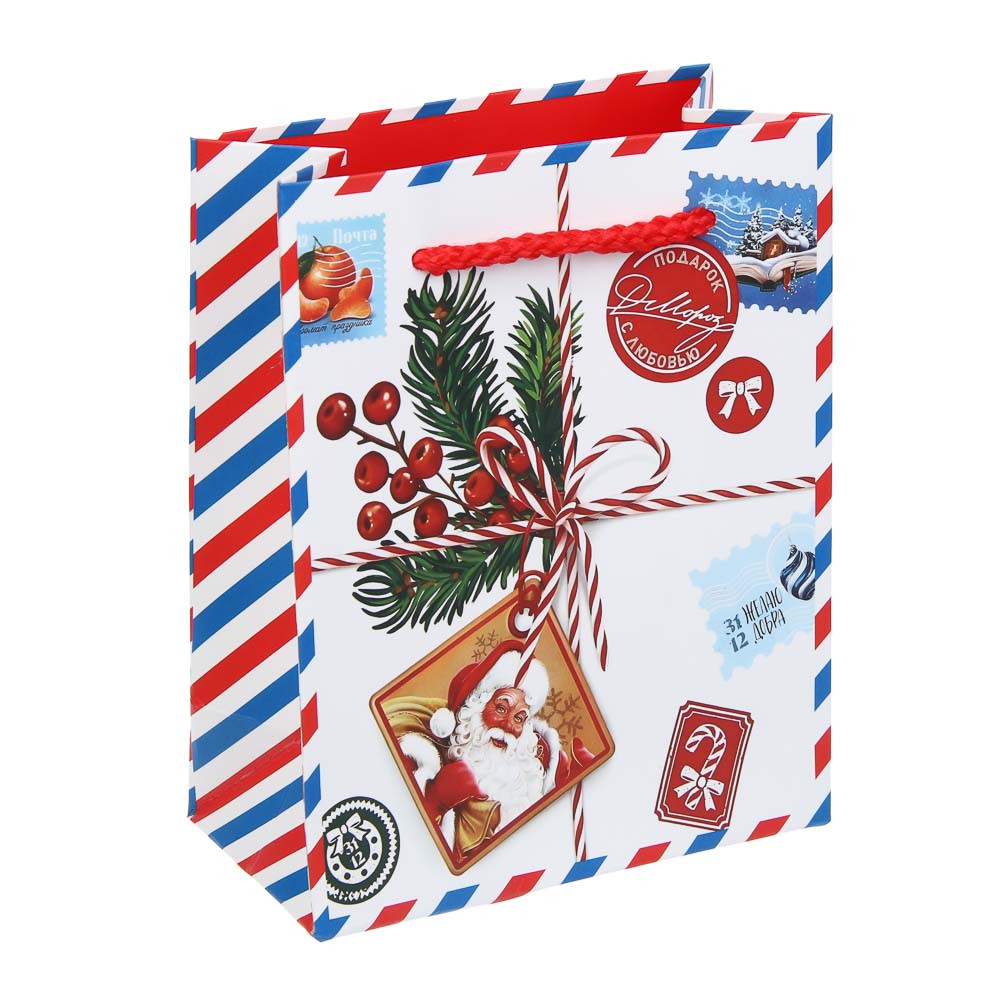 Пакет тм СНОУ БУМ подарочный, 11,5x14,5x6 см, бумага, арт.29, 3 дизайна - #2