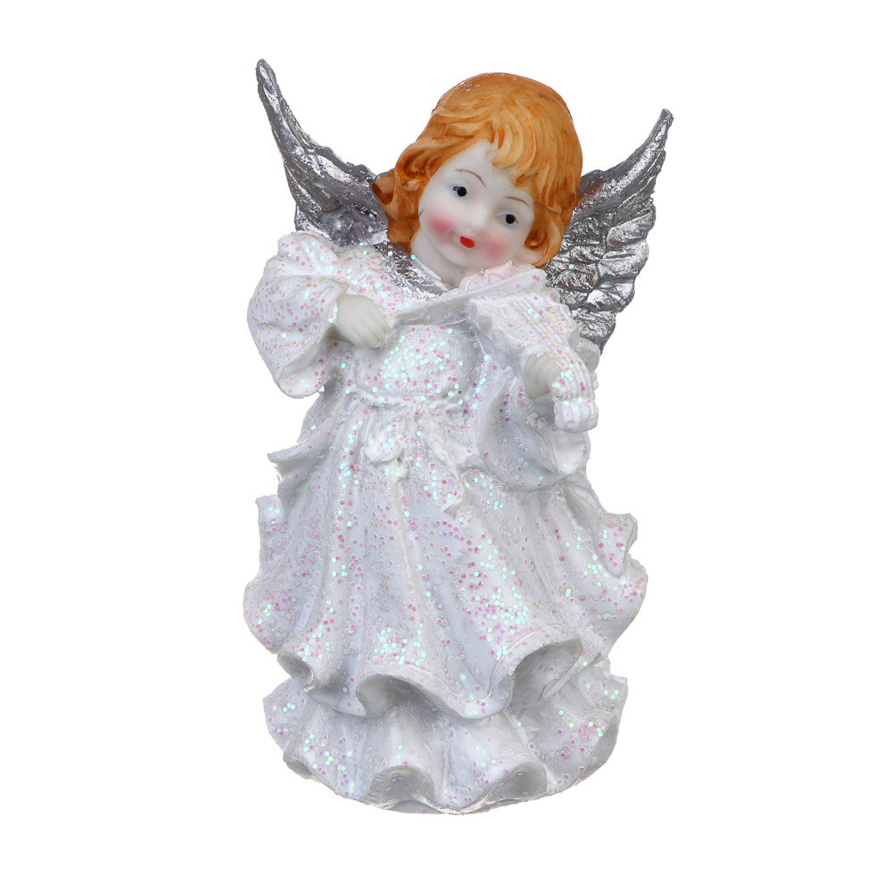 СНОУ БУМ Фигурка "Ангел" 6-6,5x4,5x10см, полистоун, 2 дизайна - #2