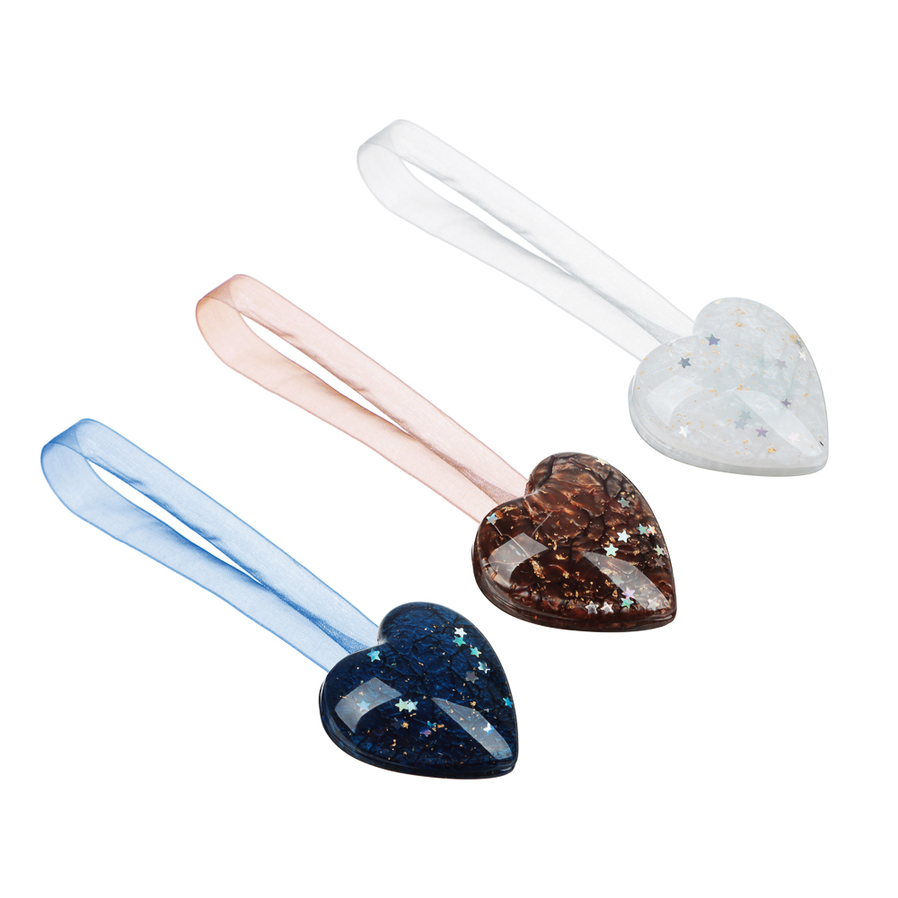 PROVANCE Подхват для штор магнитный 2-сторонний, "Сердце", 32см, d4см, 3 цвета - #1