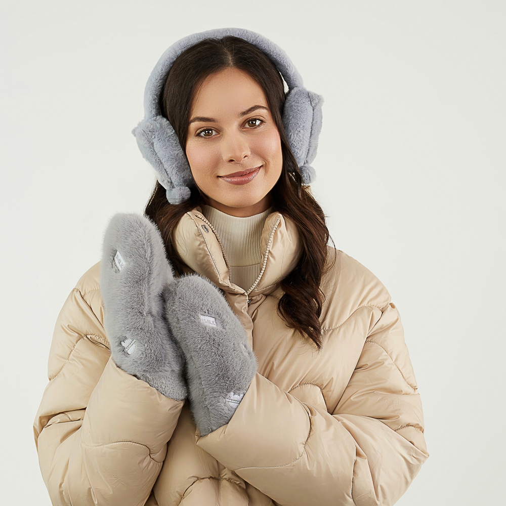 GALANTE Наушники теплые из эко меха с дизайном Сиба-ину, р-р 56-58, 2 цвета, СЗШ24-19 - #7