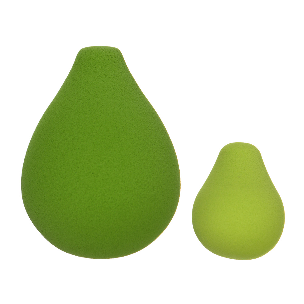 ЮНИLOOK Спонж для нанесения тональной основы в виде фруктов, 2 шт, ПУ, 5-5,5см/2-3см, 3 дизайна - #2