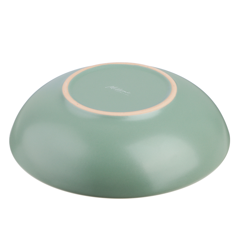 MILLIMI Салатник 880мл, 20х5.4см, керамика, оливковый - #5