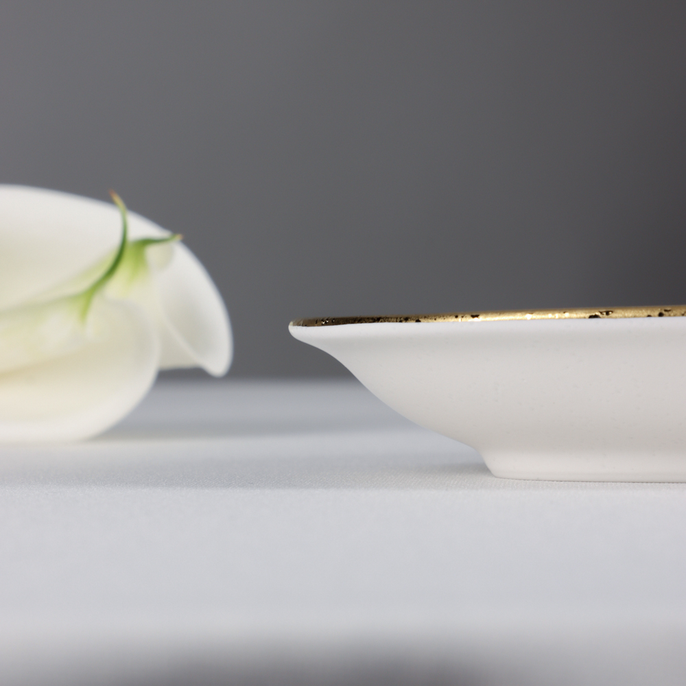 MILLIMI Романс Блюдо овальное, 25,5х14,5х2,5см, фарфор, белый - #10