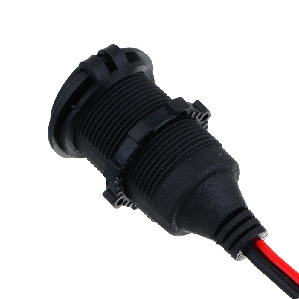 ЕРМАК Патрон прикуривателя с крышкой, на проводах, 0.75 мм2, 120Вт, 100см провод, 12В/10А - #4