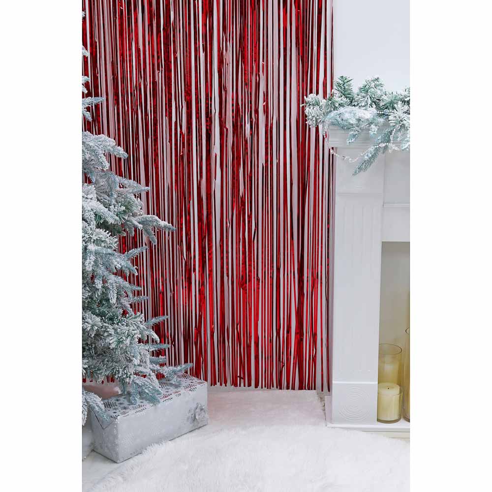 СНОУ БУМ Занавеска из дождика, 200х100см, ПЭТ, 6 цветов - #4