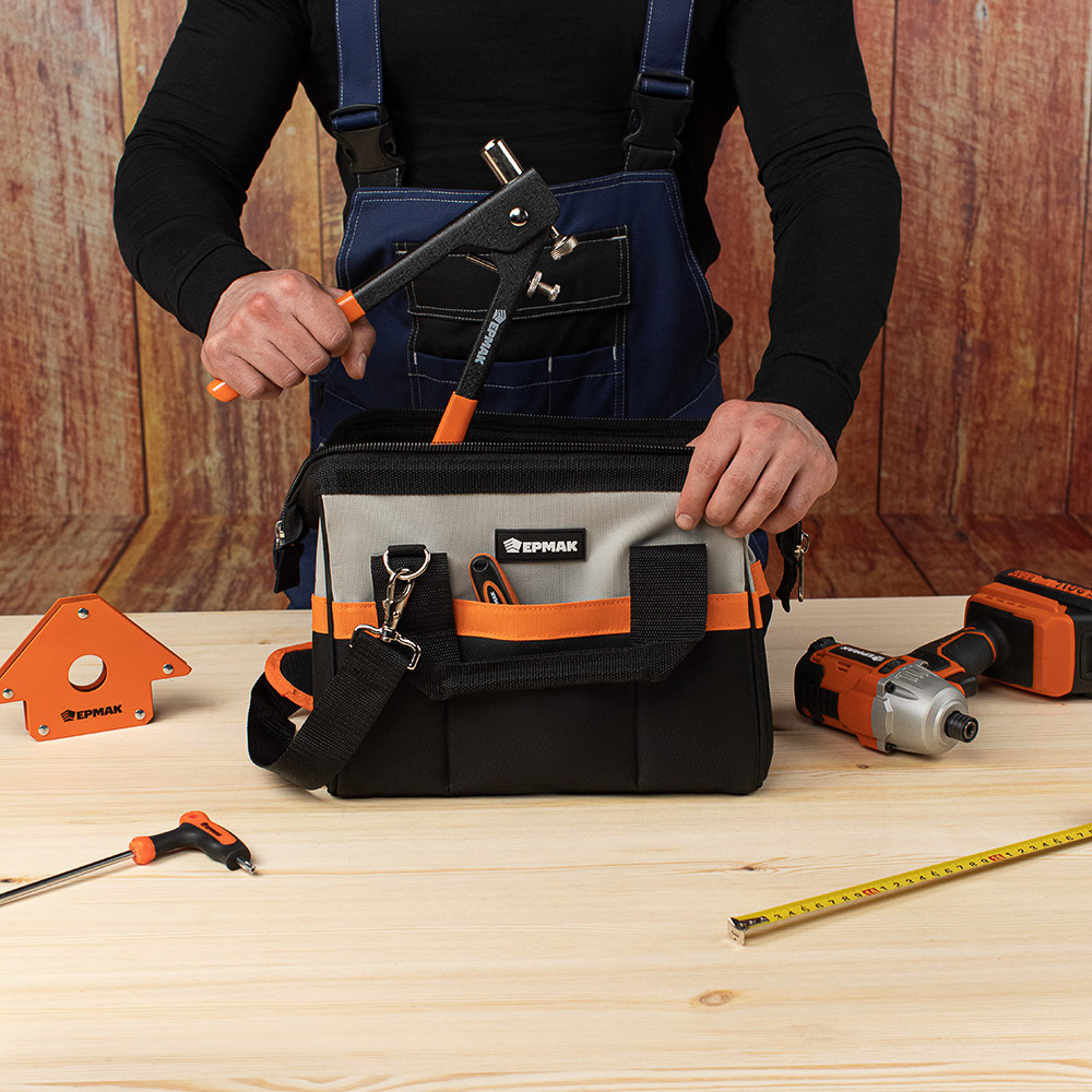 ЕРМАК Сумка для инструмента, 20 карманов, 31х25х18см - #8