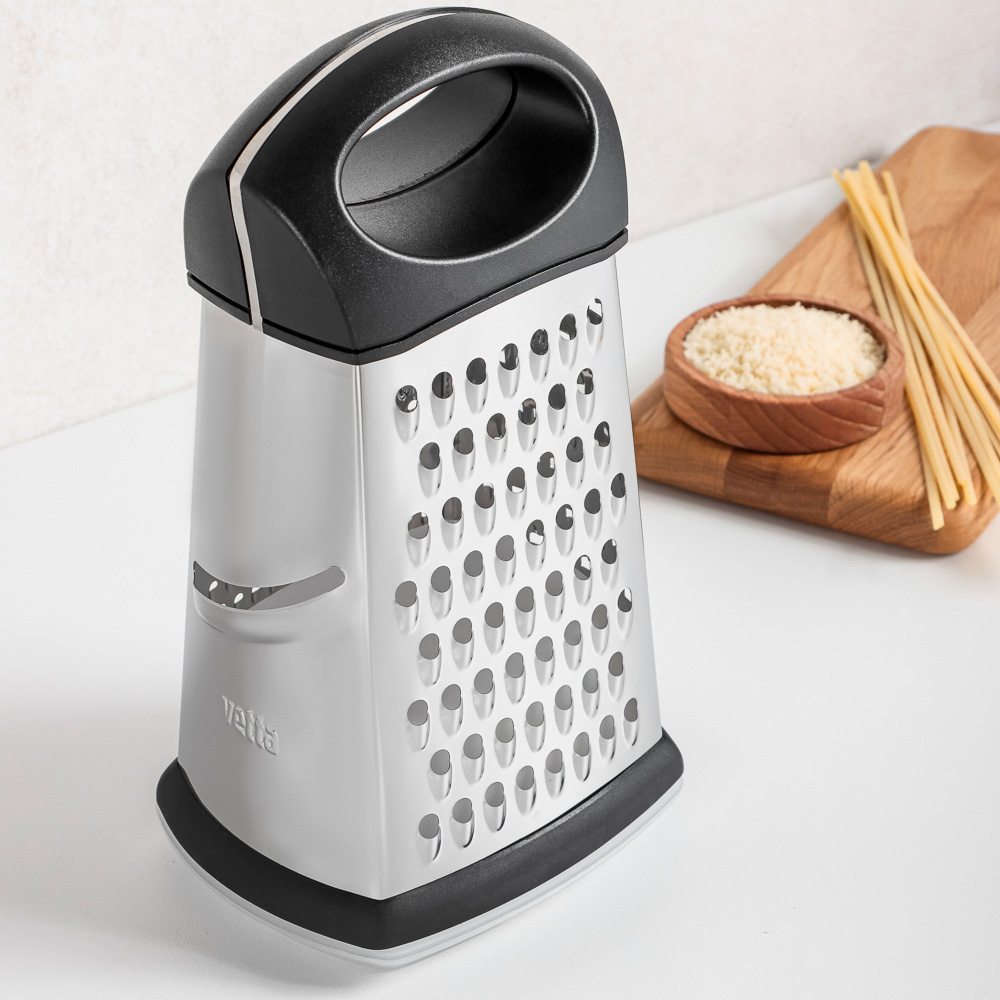 VETTA Терка 4-х сторонняя с контейнером 23см, нерж. сталь, FG0426-9SB - #12