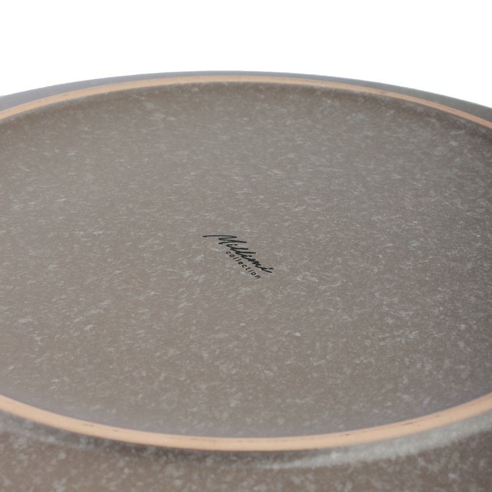 MILLIMI Тарелка подстановочная 26.5х2.8см, керамика, серый - #7