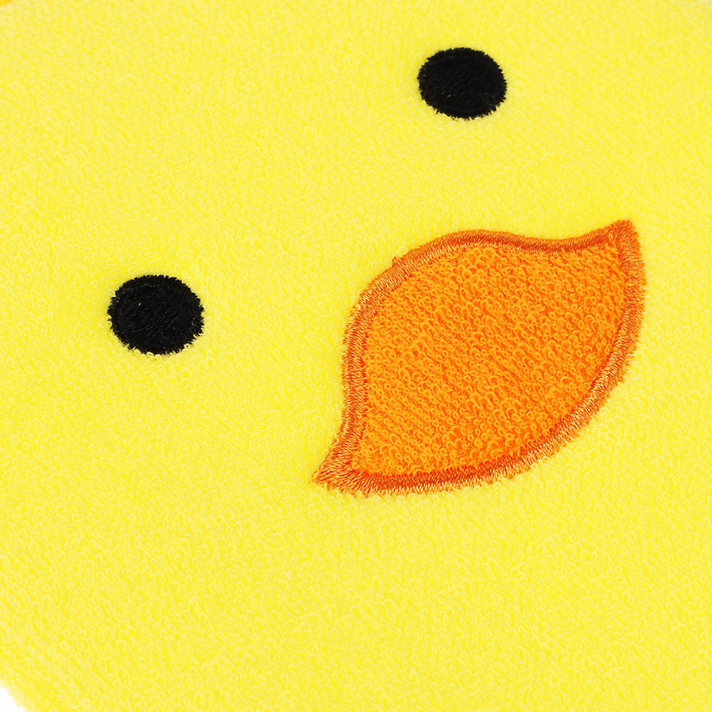 ЮL Мочалка рукавичка для ванны и душа в виде зверюшек, полиэстер, 18х13см, 3 дизайна, МС24-08 - #21