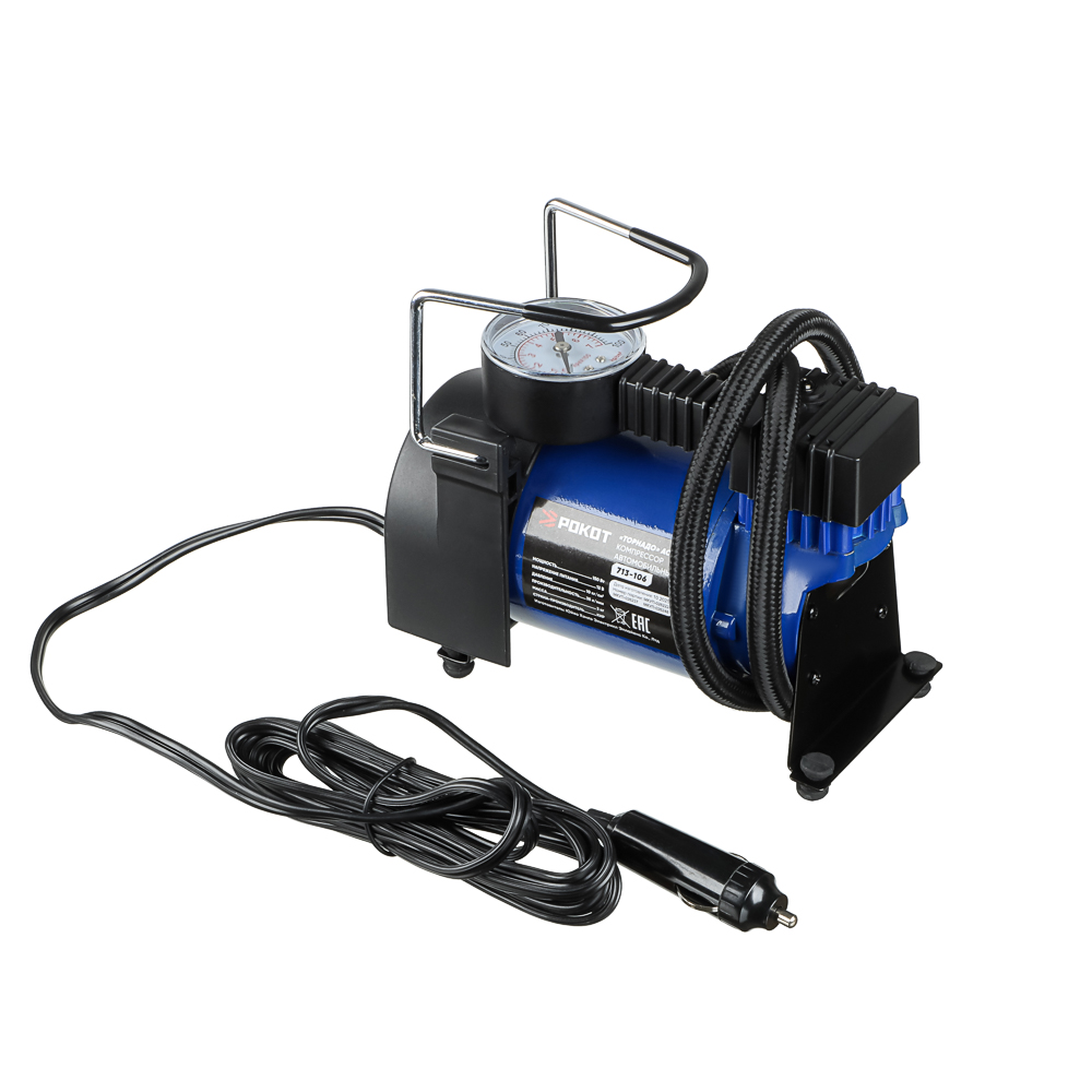 РОКОТ Компрессор автомобильный "Торнадо" АС-580, 35 л/мин, 150Вт - #2