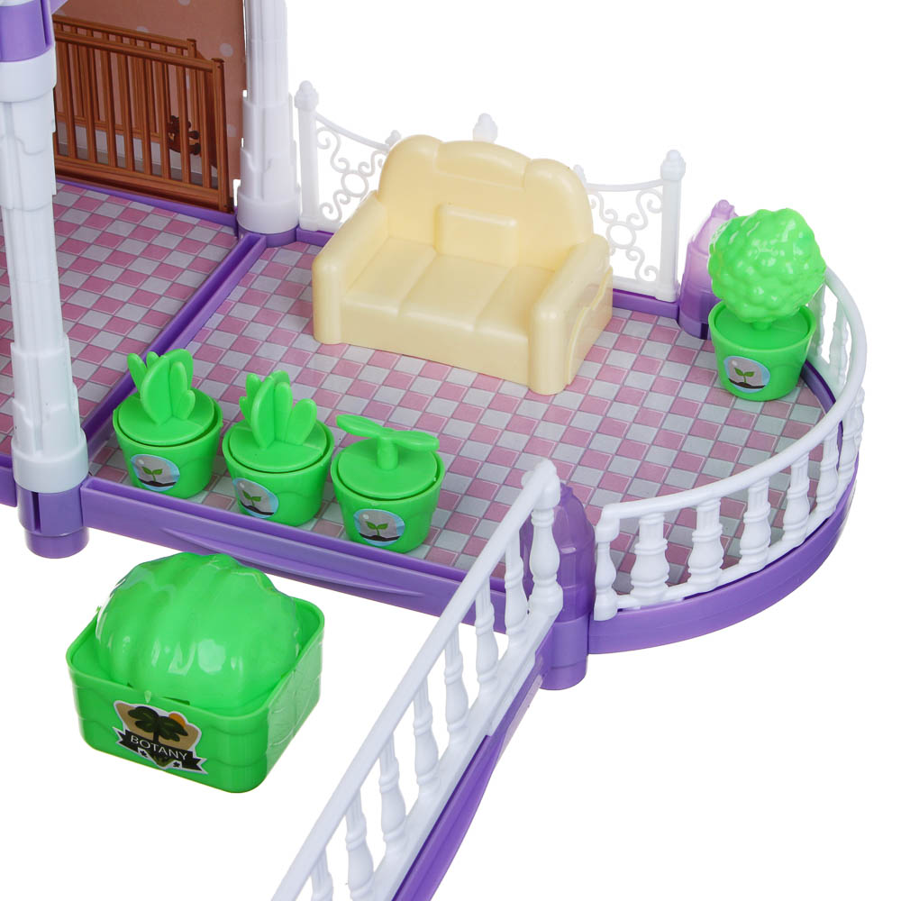 ИГРОЛЕНД Дом для куклы с акс. питомцами и куклой, ABS, PP, полиэстер, 30х8х23 см - #11