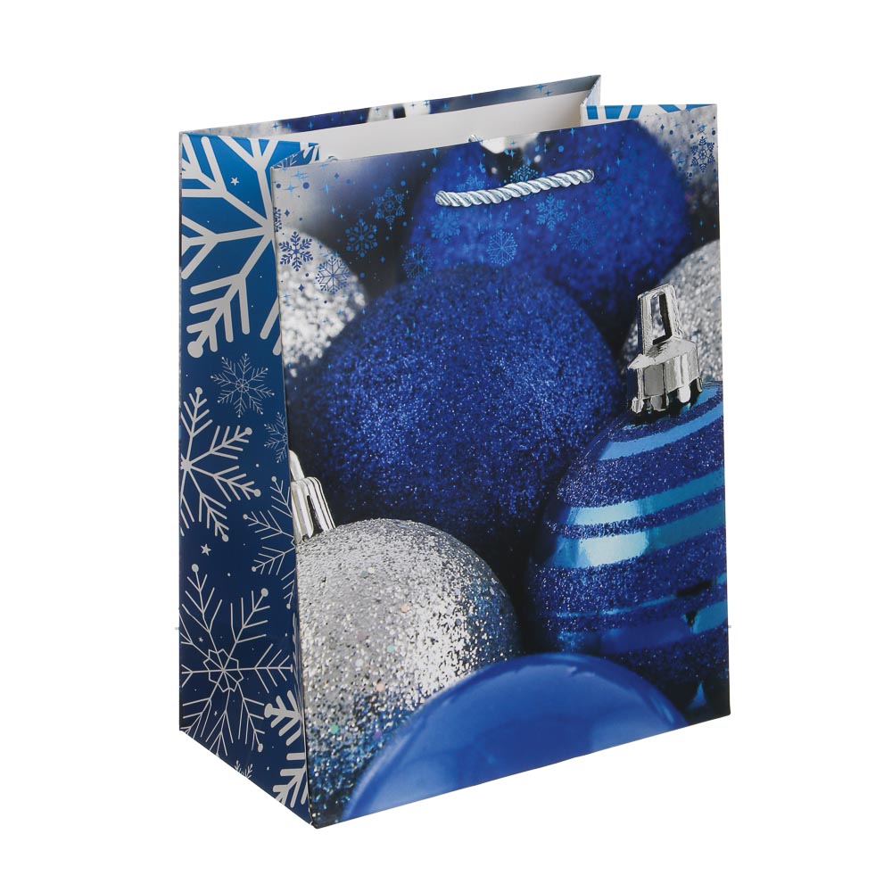 Пакет подарочный тм СНОУ БУМ 18x23x10см, бумага, 4 дизайна, арт.3 - #2