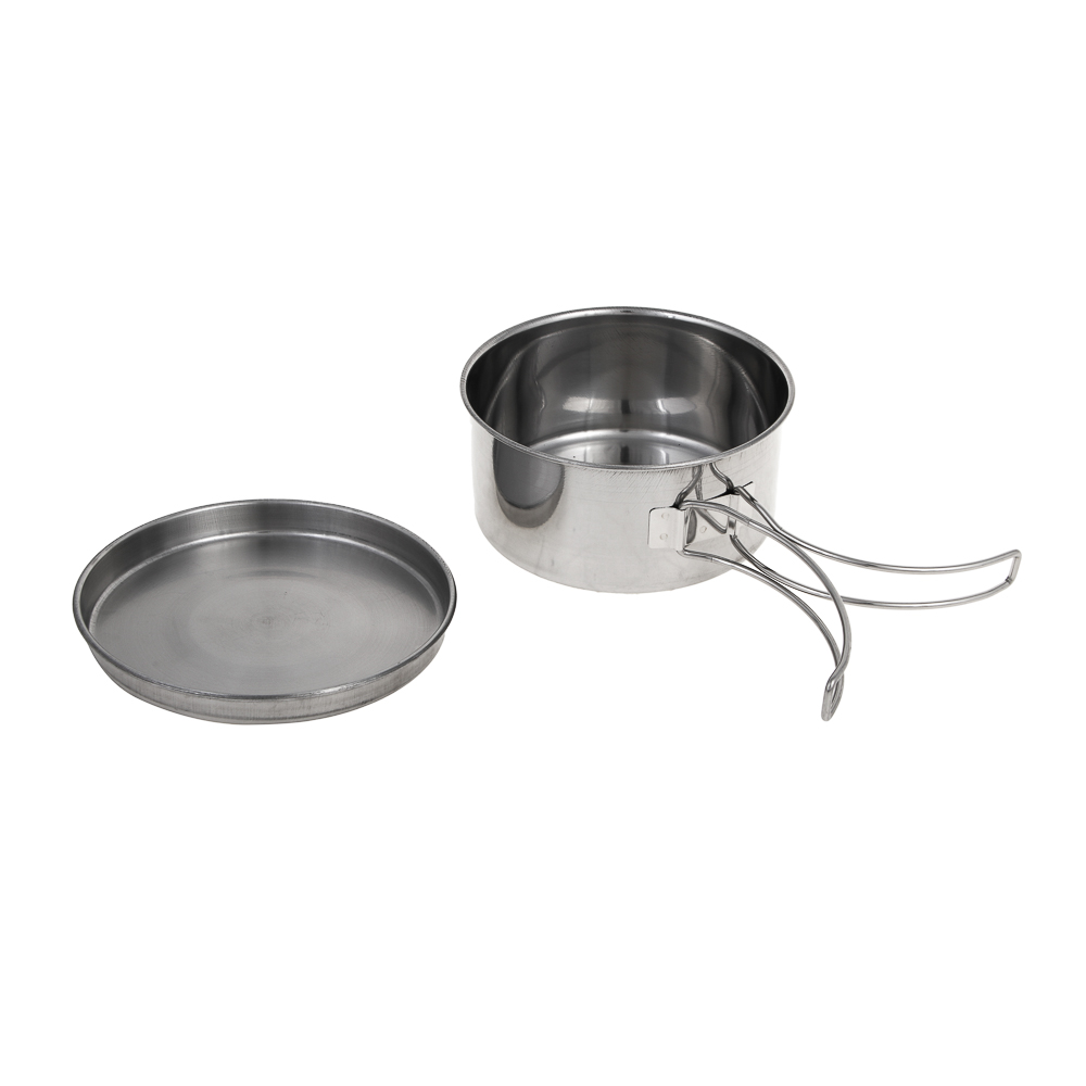 AZOR FISHING Набор туристической посуды, 8 предметов в чехле, нерж.сталь - #7