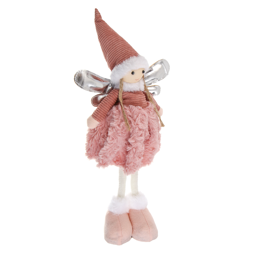 СНОУ БУМ Сувенир Ангелочек 40 см, полиэстер, красный - #2