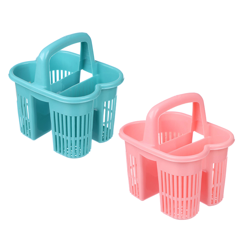 VETTA Сушилка для столовых приборов с ручкой, 4 секций, пластик, "Кантри", 6390 - #1