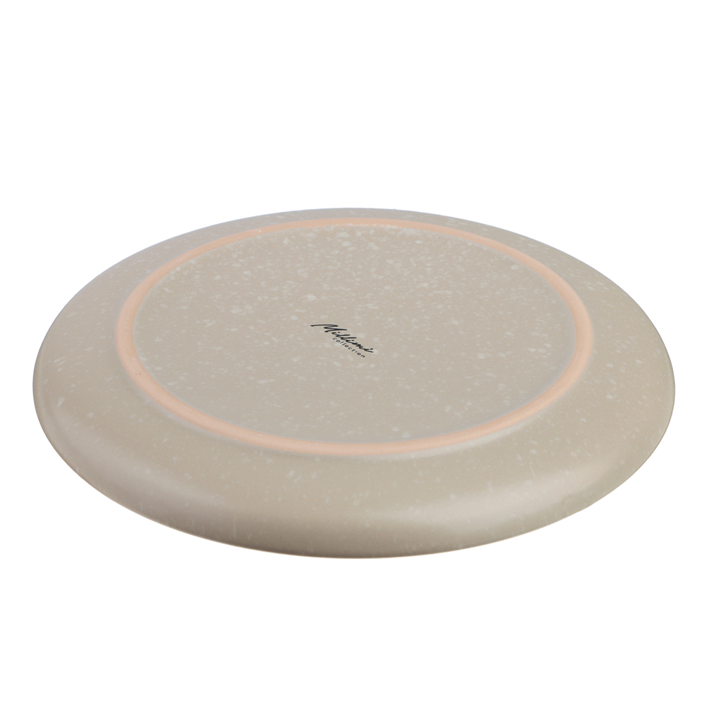 MILLIMI Тарелка десертная 20х2см, керамика, бежевый - #5