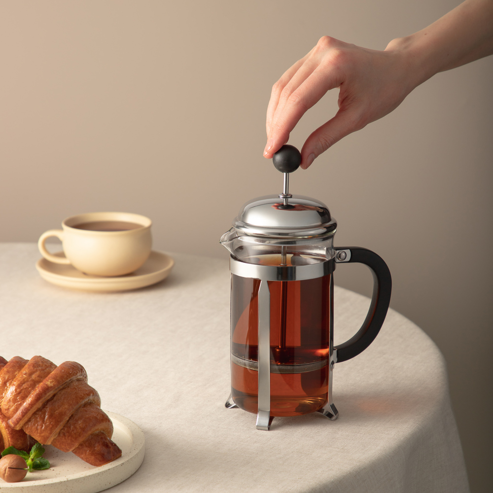 SATOSHI Бордо Френч-пресс 1,0л, жаропрочное стекло - #10