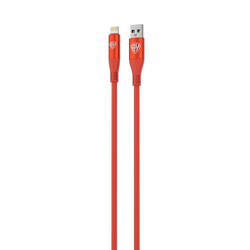 BY Кабель для зарядки Flexi iP, 1 м, 2.4А, быстрая зарядка, оранжевый - #3