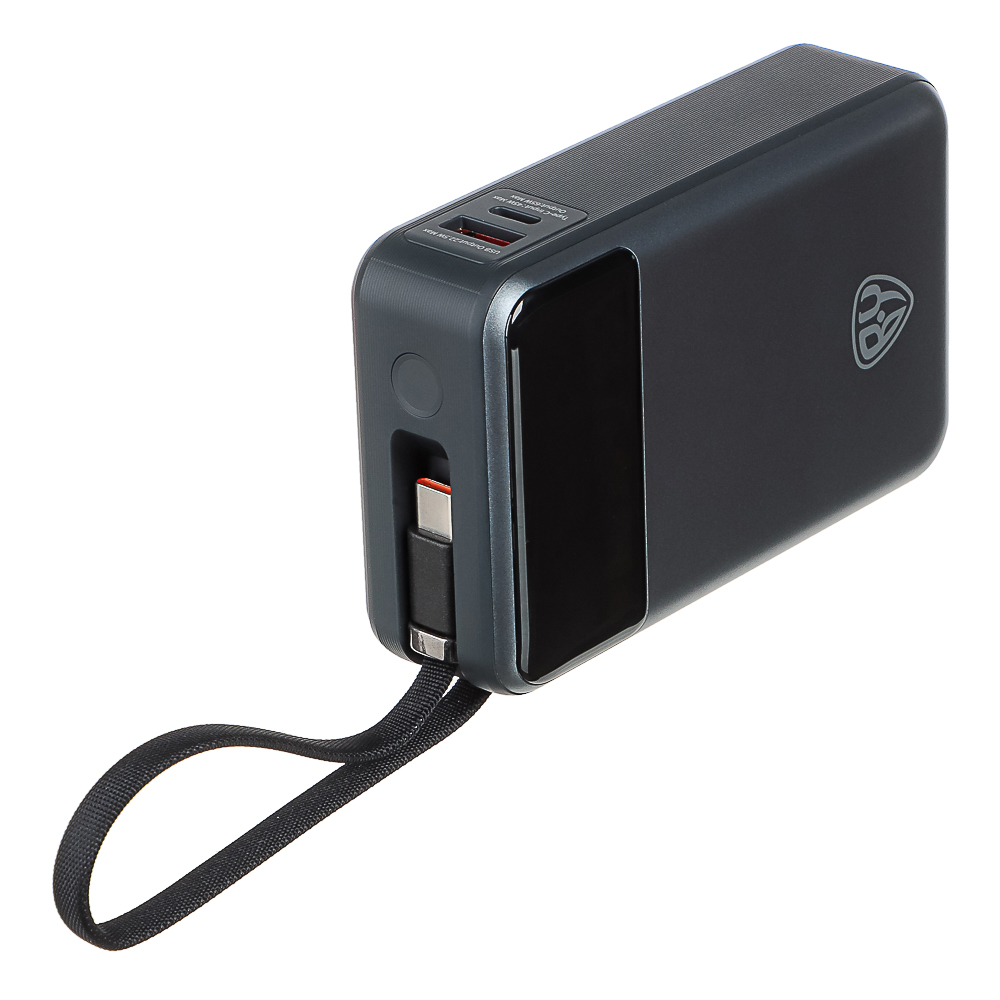 BY Аккумулятор мобильный, 20000мАч, 1xUSB-C, 1xUSB-A, встроенный кабель Type-C, 65Вт - #6