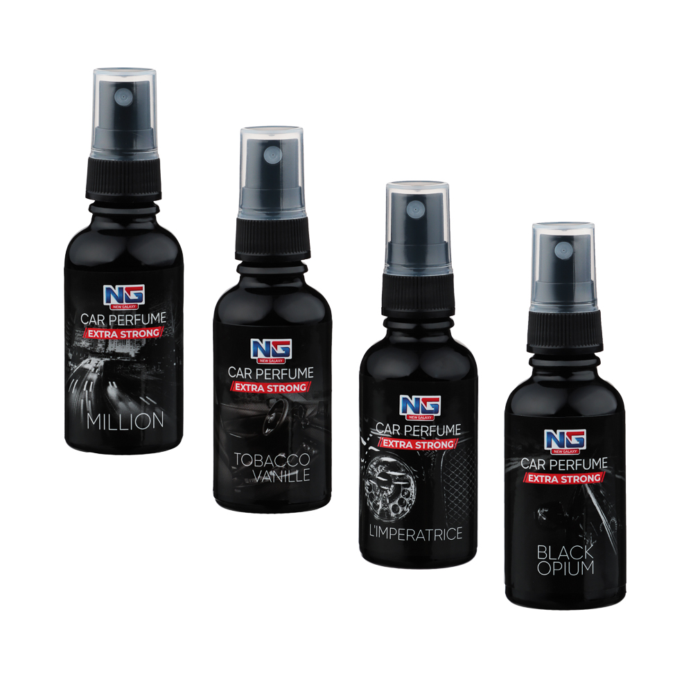 NEW GALAXY Ароматизатор спрей 30мл, по мотив. Million, Black Opium, Tobacco Vanille, Limpertrice - #1