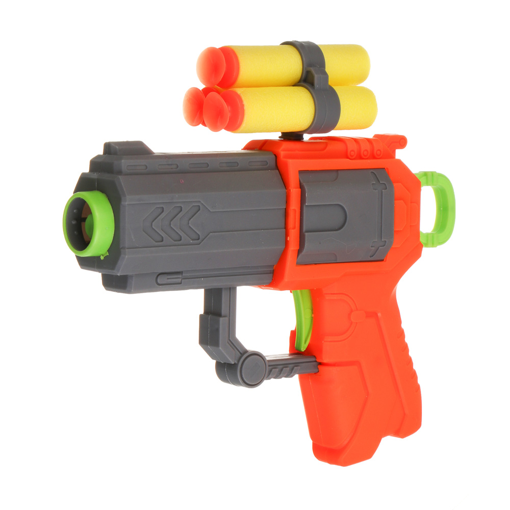 ИГРОЛЕНД Бластер с шариками и мягкими пулями, PP, 15х3,5х26 см, 2 диз - #5
