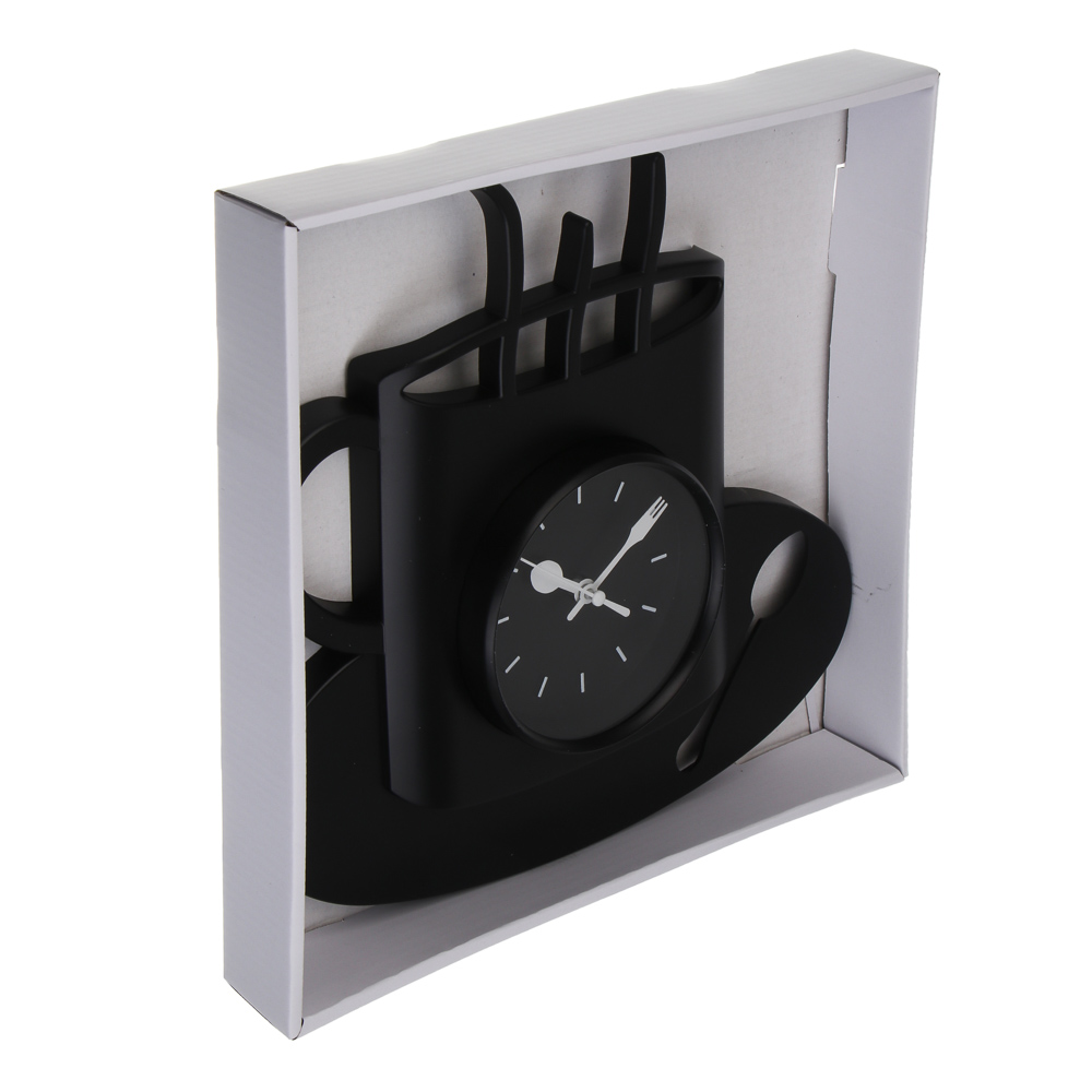 Часы тм LADECOR CHRONO настенные интерьерные, 30х29 см, пластик, стекло, 1xAA, 2 цвета - #6