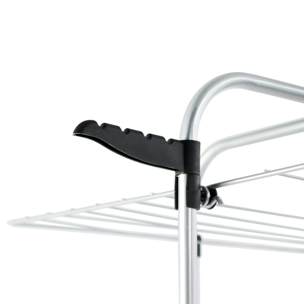 VETTA Сушилка для белья напольная, вертикал., 4 полки, на колесиках, окрашен. сталь, 70x61x175см - #3