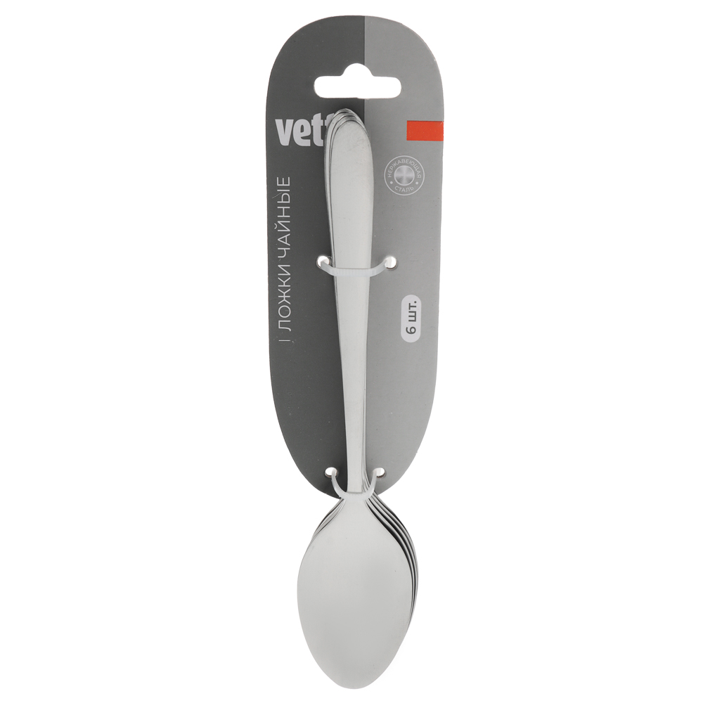 VETTA Тренто Ложка чайная 6 пр. на блистере - #6