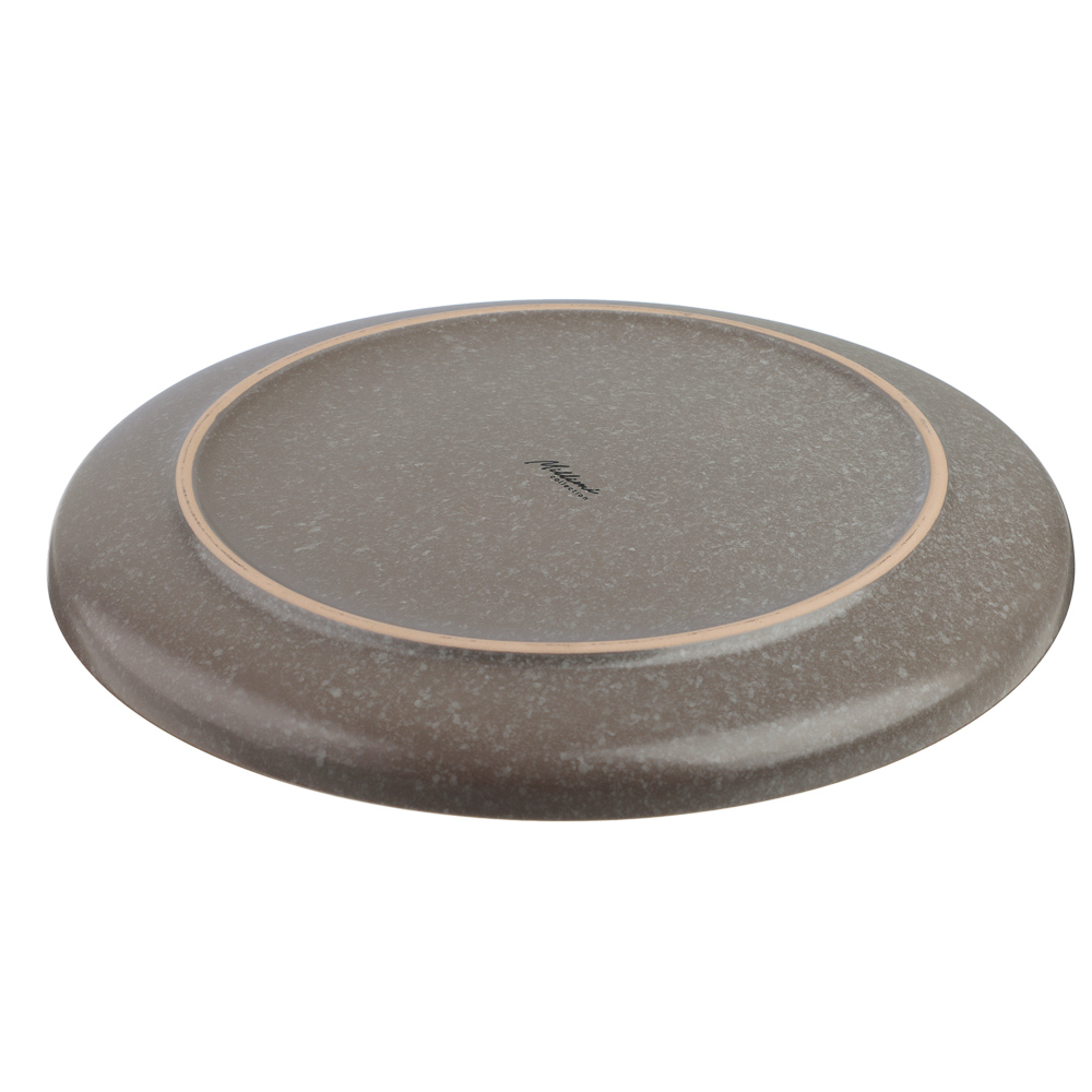 MILLIMI Набор стол.посуды 16пр(тар26см*4, тар20см*4, салатн14см*4, кружка340мл*4) керамика, серый - #4